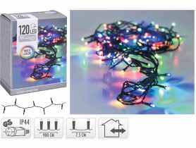 Oświetlenie LED 9 m multikolor 120 LED KOOPMAN