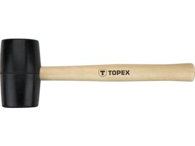 Zdjęcie: Młotek gumowy 50 mm/340 g, trzonek drewniany TOPEX
