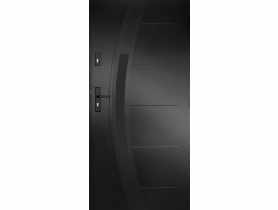 Drzwi zewnętrzne amazonka czarny 90p kpl PANTOR