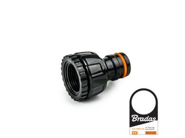 Zdjęcie: Przyłącze na kran 1"-3/4" Power Jet Black Line BRADAS