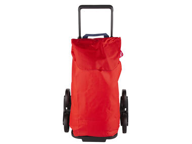 Zdjęcie: Wózek na zakupy 52 L Tris New czerwony 6 kółek GIMI