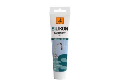 Zdjęcie: Silikon sanitarny 100 ml biały DRAGON