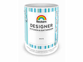 Farba lateksowa Designer Kitchen&Bathroom White 5 L BECKERS