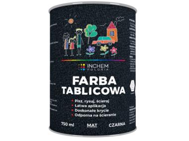 Zdjęcie: Farba tablicowa czarna mix 750 ml INCHEM POLONIA