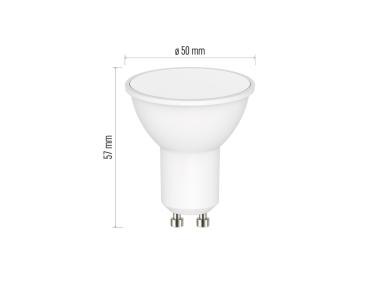 Zdjęcie: Żarówka LED MR16, GU10, 4,8 W (35 W), 400 lm, RGB, ściemnialna, Zigbee EMOS