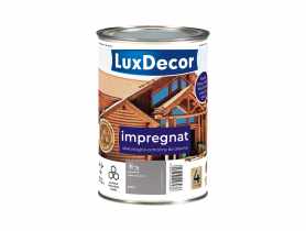 Impregnat do drewna 1 L szary LUXDECOR