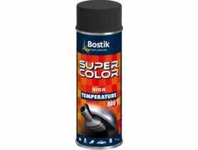 Lakier wysokotemperaturowy Super Color High Temperature czarny 400 ml BOSTIK