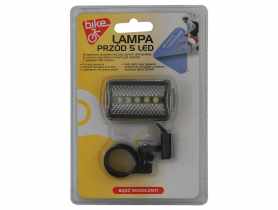 Lampa rowerowa przednia 5-LED BIKE OK