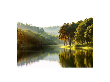 Zdjęcie: Obraz Canvas 60x80 cm calm lake STYLER