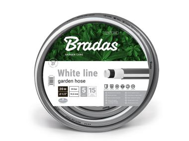 Zdjęcie: Wąż ogrodowy White Line 1/2" - 20 m BRADAS