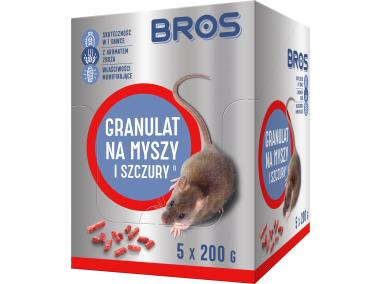 Zdjęcie: Granulat na myszy i szczury 1 kg BROS