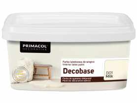 Farba Decobase 1 L Milk D01 PRIMACOL DECORATIVE