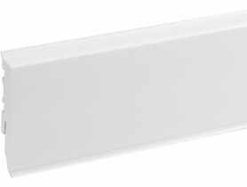 Listwa przypodłogowa PVC Masterline 1,5x6 cm, 2,2 m Biały RAL 9003 Mat CEZAR