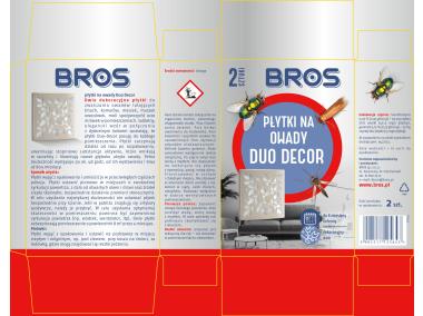 Zdjęcie: Płytki na owady, muchy Duo Decor 2 szt. BROS