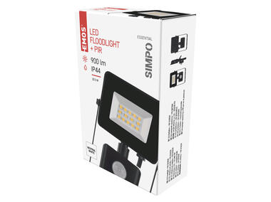 Zdjęcie: Naświetlacz LED Simpo 10,5 W PIR EMOS