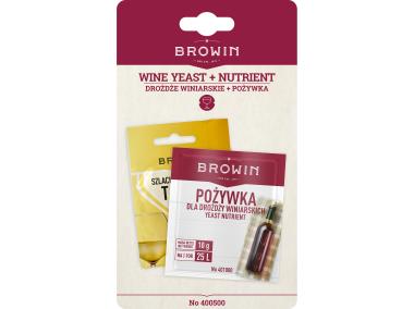 Zdjęcie: Drożdże winiarskie 20 ml + Pożywka 10 g BROWIN