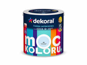 Farba lateksowa Moc Koloru lodowy błękit 2,5 L DEKORAL
