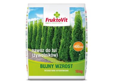 Zdjęcie: Nawóz do tui (żywotników) worek 10 kg FRUKTOVIT