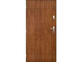 Drzwi zewnętrzne detroit złoty dąb 80l kpl PANTOR