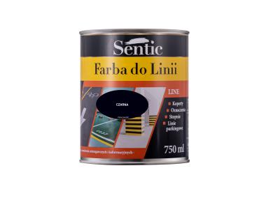 Zdjęcie: Farba do linii 750 ml czarna SENTIC