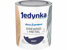 Farba do drewna i metalu Deco&Protect mat granatowy 0,7 L JEDYNKA