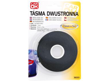 Zdjęcie: Taśma dwustronna 19 mm x 5 m CAR OK