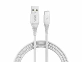 Kabel USB - USB typ C 2 m biały VA0289 VAYOX