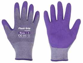 Rękawice ochronne Flash Grip Lavender, rozmiar 8 BRADAS