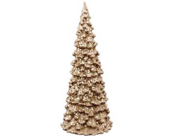 Zdjęcie: Ozdoba bożonarodzeniowa choinka złota LED TOP GIFTS