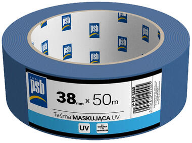 Zdjęcie: Taśma maskująca niebieska UV PSB 38 mm x 50 m SILA