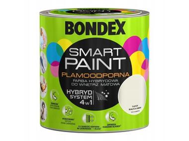 Zdjęcie: Farba plamoodporna tupot białych mew 2,5 L BONDEX SMART PAINT