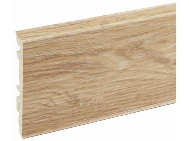 Zdjęcie: Listwa przypodłogowa PVC Masterline 1,3x8 cm, 2,2 m Copper wood Mat CEZAR