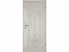 Drzwi wewnętrzne 70 cm prawe pełne gładkie dąb srebrny lakierowany VOSTER
