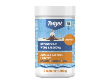 Zdjęcie: Preparat do dezynfekcji wody basenowej Chlortix 1 kg - 50 tabletek TARGET