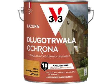 Zdjęcie: Lazura długotrwała ochrona Sosna skandynawska 4,5L V33