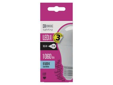 Zdjęcie: Żarówka LED Classic A60, E27, 10,7 W (75 W), 1060 lm, zimna biel EMOS