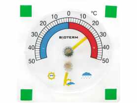 Termometr i higrometr przyklejany 90/90 mm BIOTERM