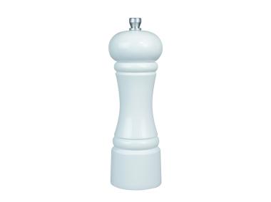 Zdjęcie: Młynek do pieprzu i soli drewniany 15 cm biały lakierowany Chess AMBITION