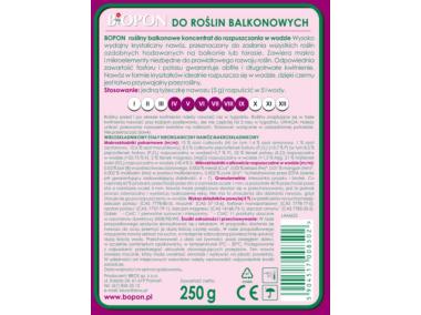 Zdjęcie: Koncentrat rozpuszczalny do roślin balkonowych 250 g BOPON