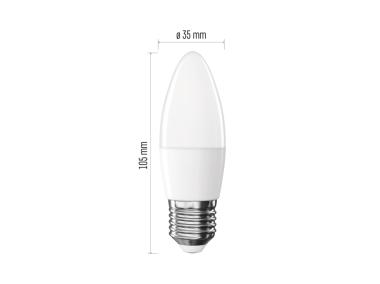 Zdjęcie: Żarówka LED Classic świeczka E27 2,6 W (25 W) 350 lm neutralna biel EMOS