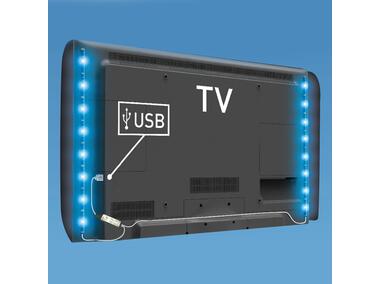 Zdjęcie: Paski TR-USB-L3 TV 5050 RGB 2x50 cm IP65 czarna POLUX