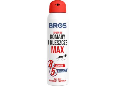 Zdjęcie: Spray na komary i kleszcze max 90 ml BROS
