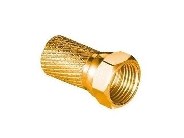 Zdjęcie: Wtyk sat F 6,8 mm Gold CU LB0104 VAYOX