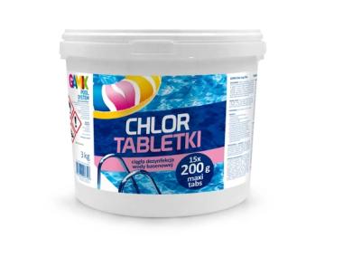 Zdjęcie: Chlor long Maxi tabs 200g 5kg Gamix RIM KOWALCZYK