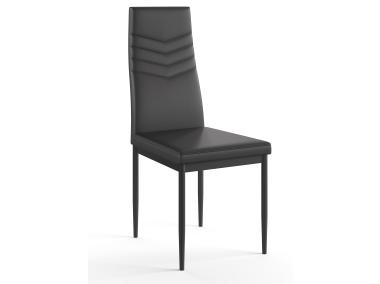 Zdjęcie: Krzesło tapicerowane Kira czarne TS INTERIOR