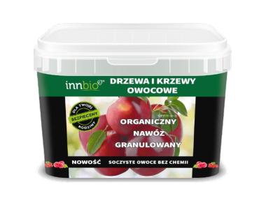 Zdjęcie: Nawóz ekologiczny granulowany Drzewa i krzewy owocowe 2,5 kg INNBIO