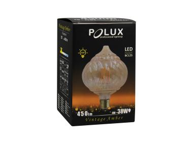 Zdjęcie: Żarówka dekoracyjna Vintage Ball E27 4 W amber POLUX