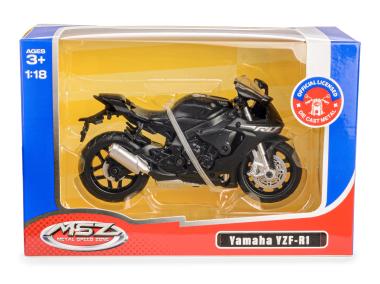 Zdjęcie: Model metalowy 1:18 Yamaha Yzf-R1 67705 czarny MSZ