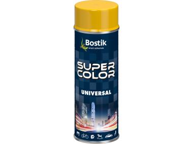 Zdjęcie: Lakier uniwersalny ogólnego zastosowania Super Color Universal żółty RAL 1023 400 ml BOSTIK