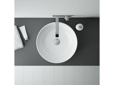 Zdjęcie: Umywalka Lorca 42x42 cm kremowy biały ELITA